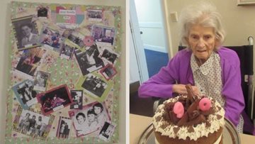 Kingswood Resident receives surprise 90th birthday in style